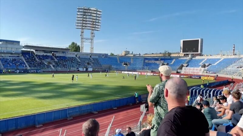 The Massive Saint Petersburg Stadium in Russia, Showcasing Its Modern Design and Large Seating Capacity, Making It One of The Largest Stadiums in Europe