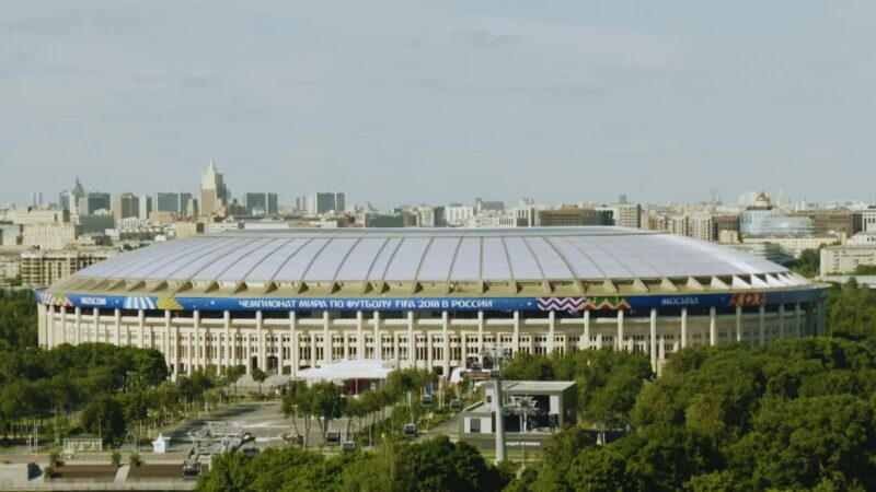 Luzhniki Stadium in Moscow, Russia