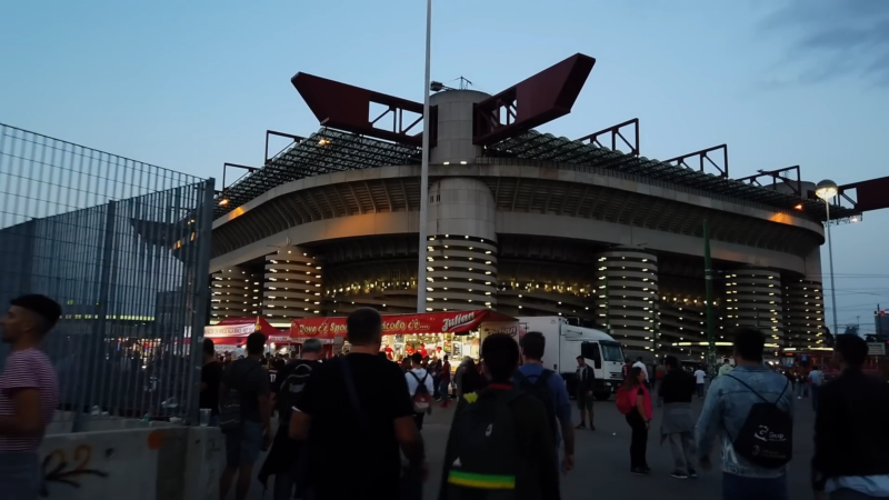 San Siro Stadium in Milan, Italy