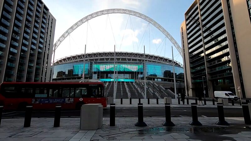 Wembley Stadium in London, England