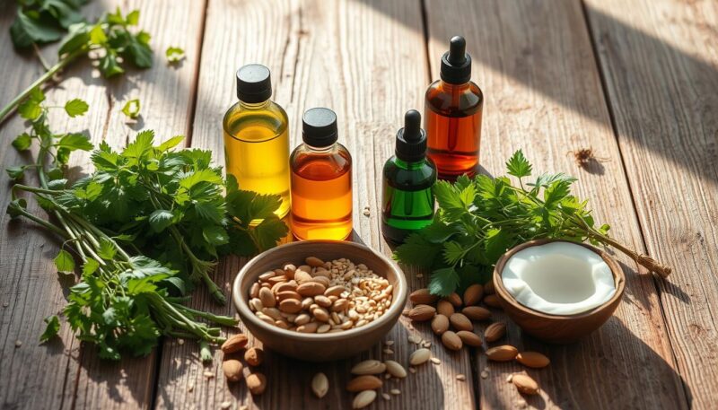 Natural ingredients necessary for making hair oil